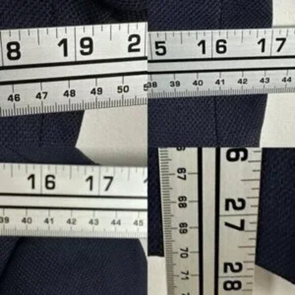 NWT Samsoe Wool Blend Navy Blue Blazer Jacket Mens US Size 38 European 48 Edger - Picture 12 of 13